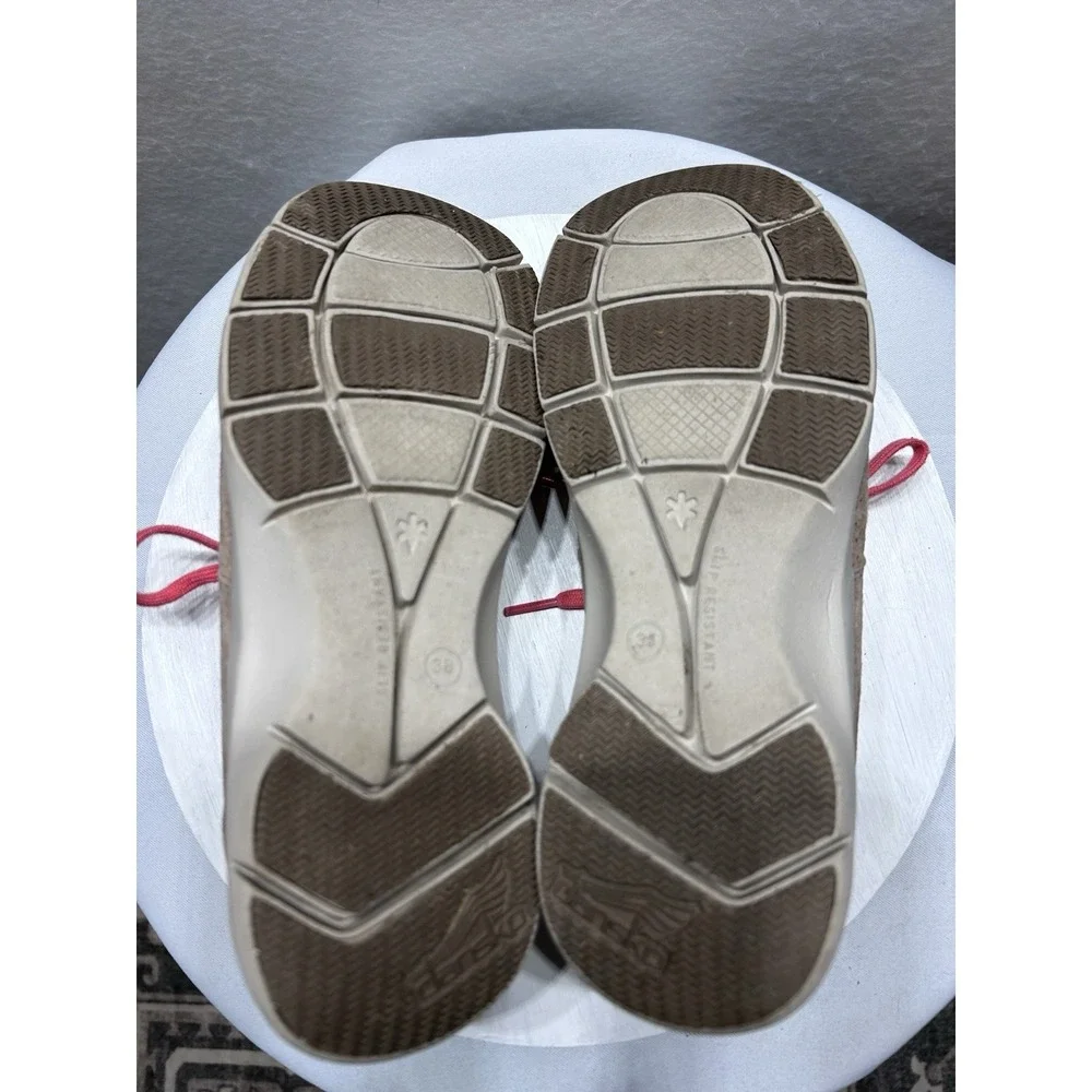 DANSKO Shoes 38/7.5 ELISE SEDONA Suede Lace Up Sneaker Comfort Lightweight Mocha